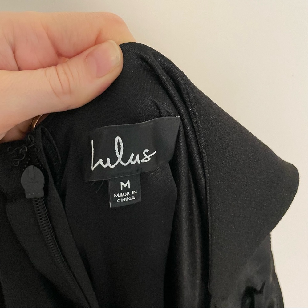 Lulu's Infinite Glory Black Maxi Dress Size M - Picture 9 of 9